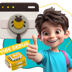 Тестирование & Vibe Debug. Охотники за багами - КИБЕРшкола программирования для детей, компьютерные курсы для школьников, начинающих и подростков - KIBERone г. Отрадное