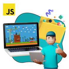 Программирование на JavaScript. Учимся создавать игры! - КИБЕРшкола программирования для детей, компьютерные курсы для школьников, начинающих и подростков - KIBERone г. Отрадное